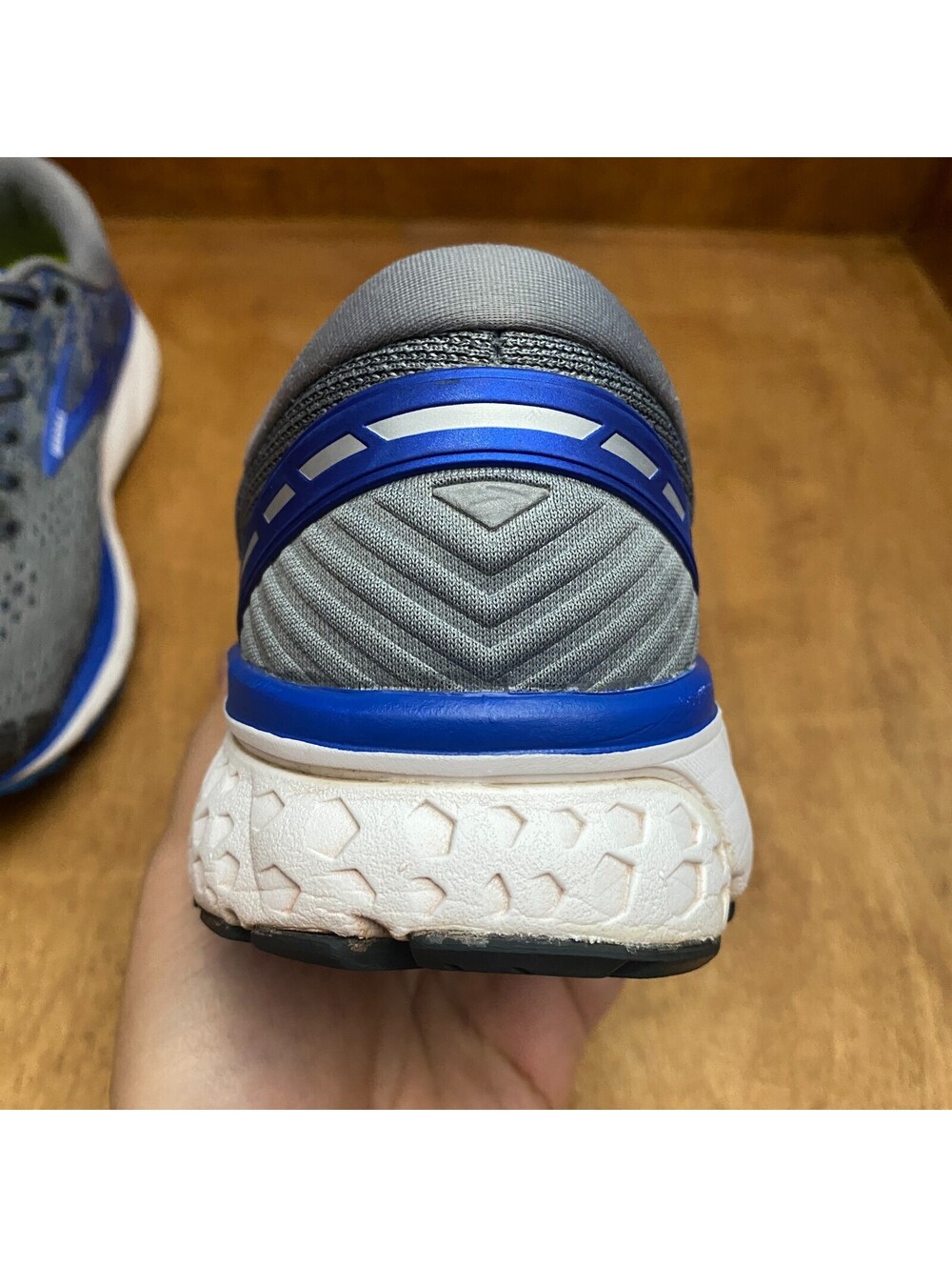 Brooks Ghost 11 Shoes Mens Sz 8 Gray Blue Athletic Running Sneakers 1102881D006 - Picture 11 of 15